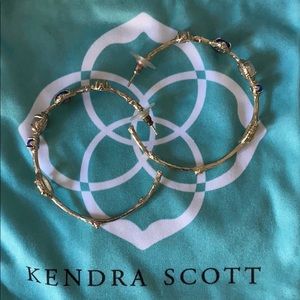 Kendra Scott stone hoops